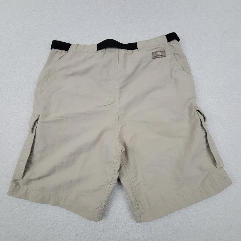 The North Face Paramount Cargo Shorts Mens Small S Light Khaki‎ Nylon Hiking